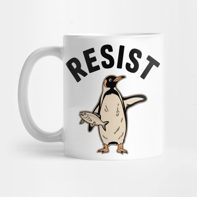 Resist-Penguin-Activism-Protest-Penguin-Art by ArtistTee ⭐⭐⭐⭐⭐